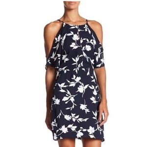 Adelyn Rae Navy Floral Dress